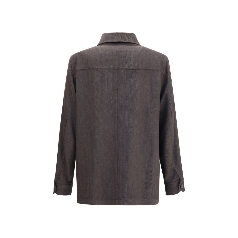 Veste Brioni Herringbone grise