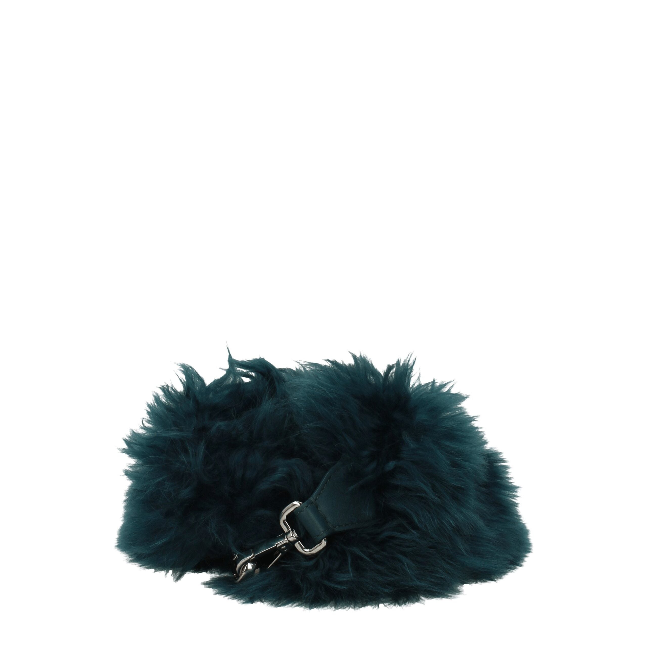 Sac à bandoulière Fendi alpaca vert