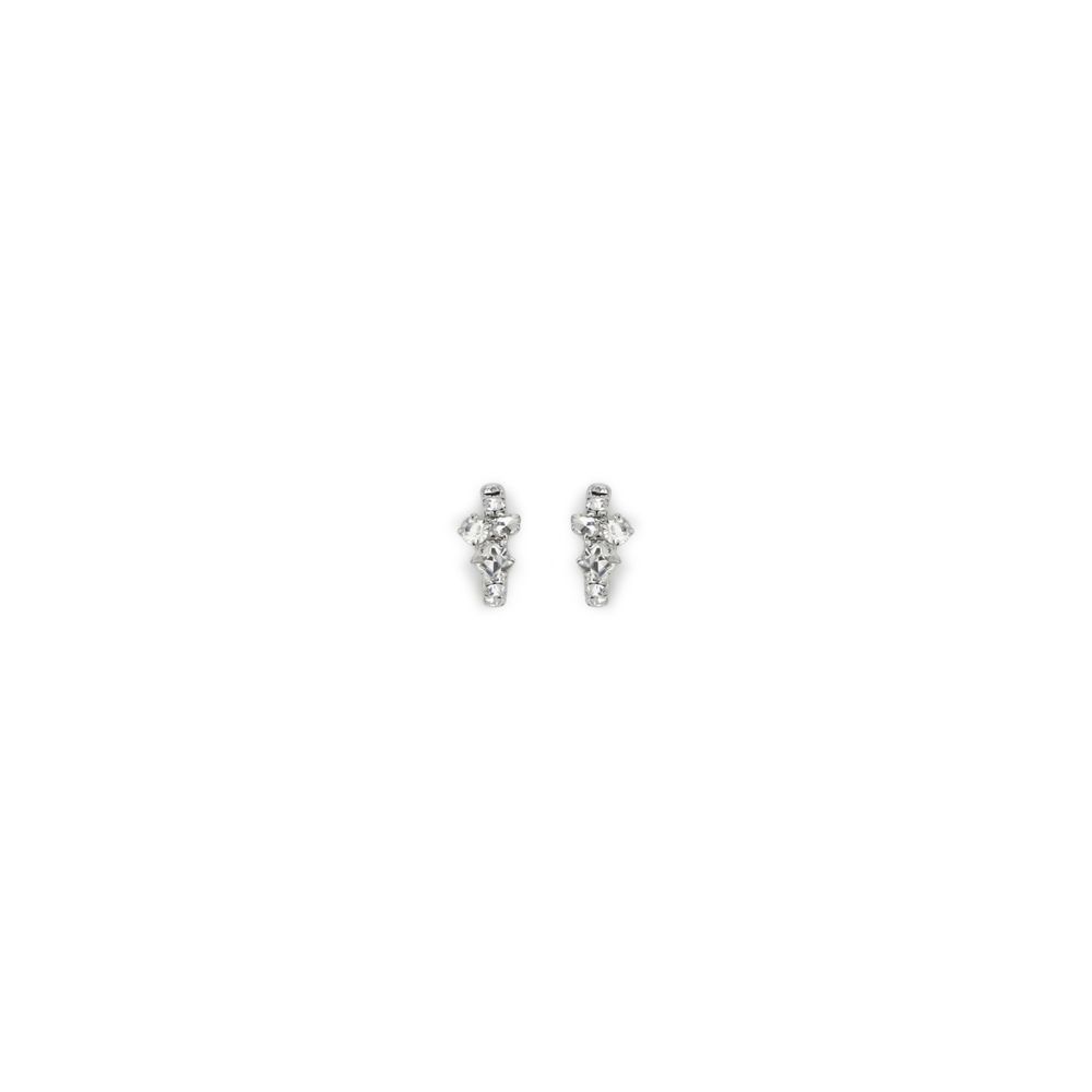 Boucles d'oreilles Magda Butrym strass transparentes