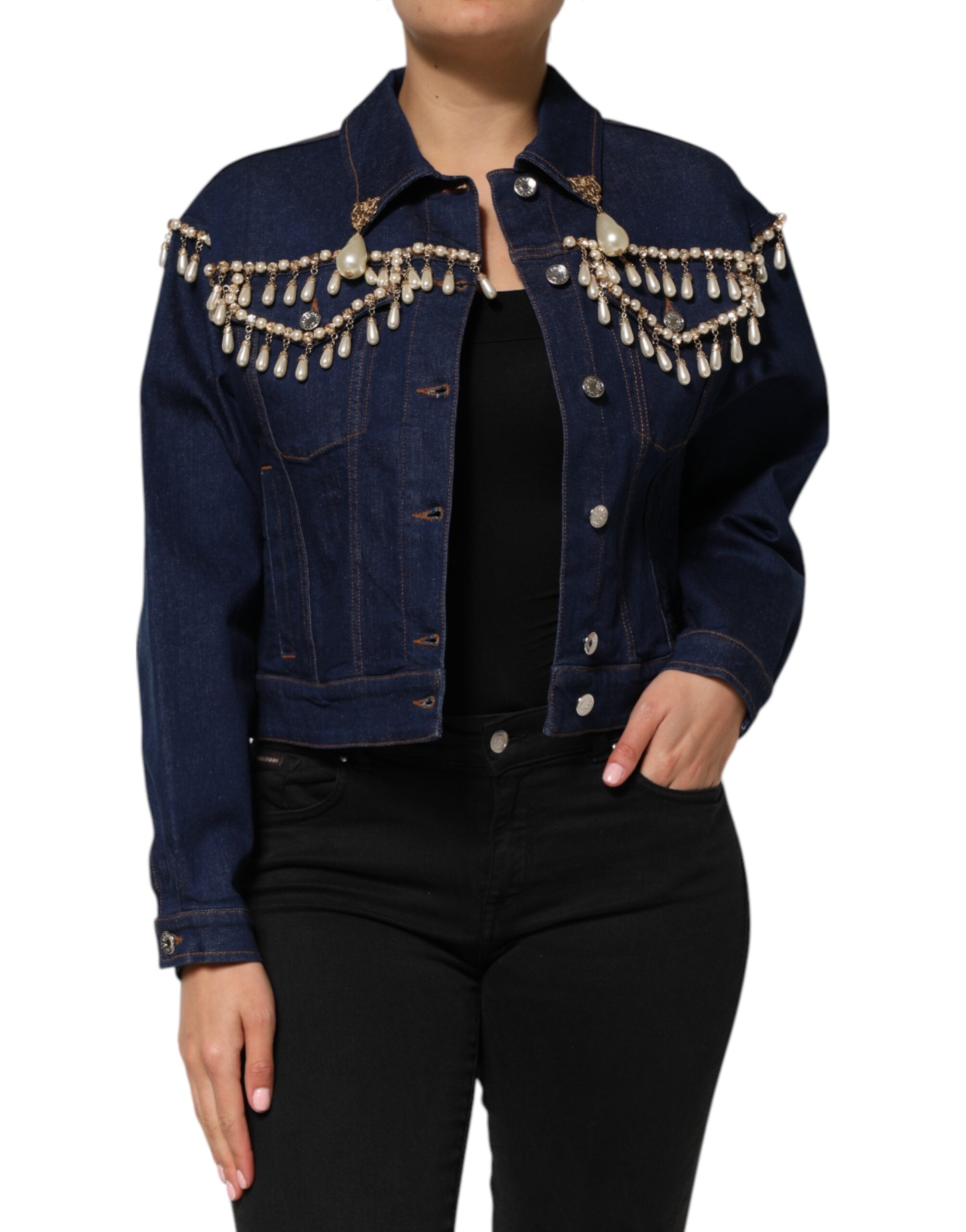 Veste Dolce & Gabbana en denim bleue