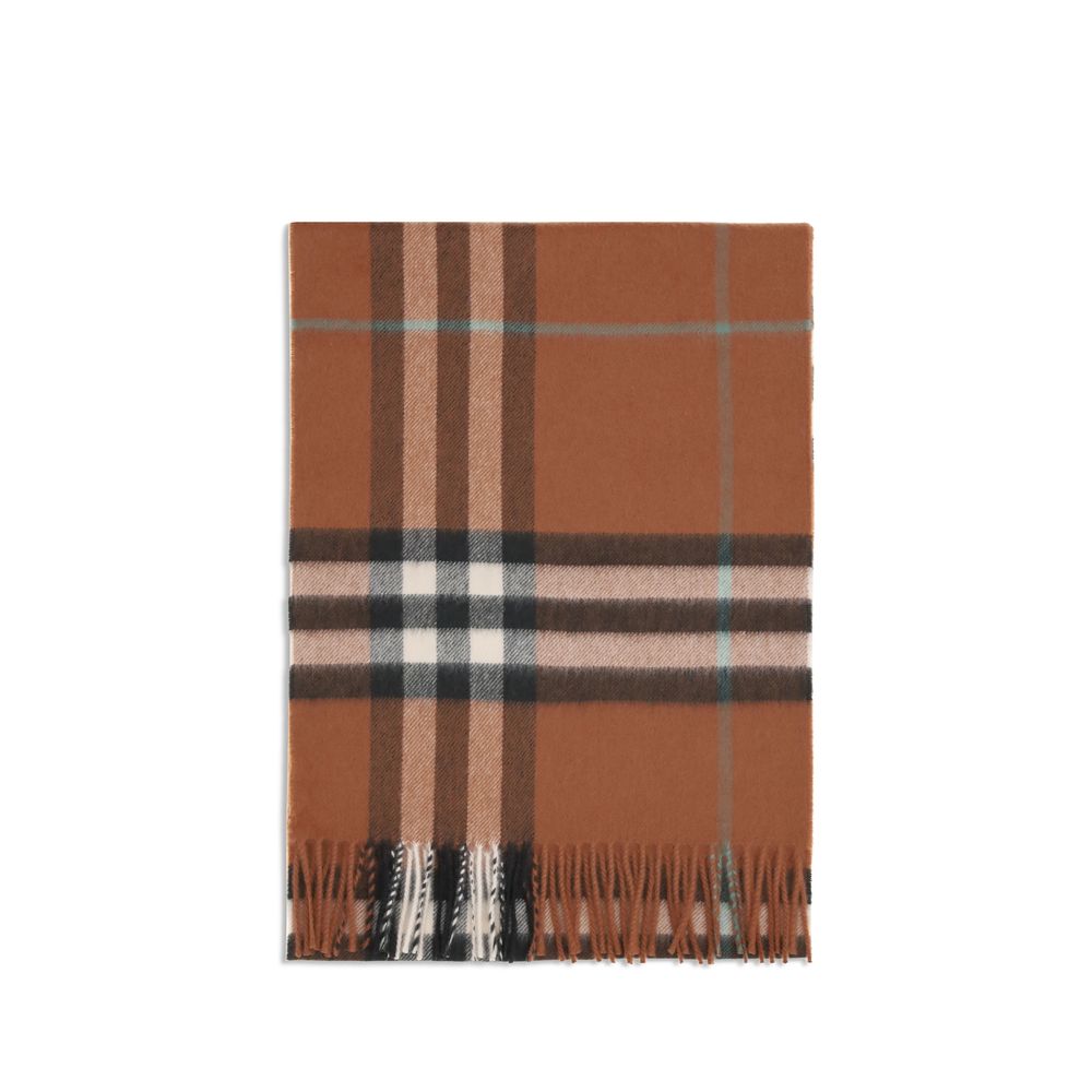 Écharpe Burberry Check Cachemire beige