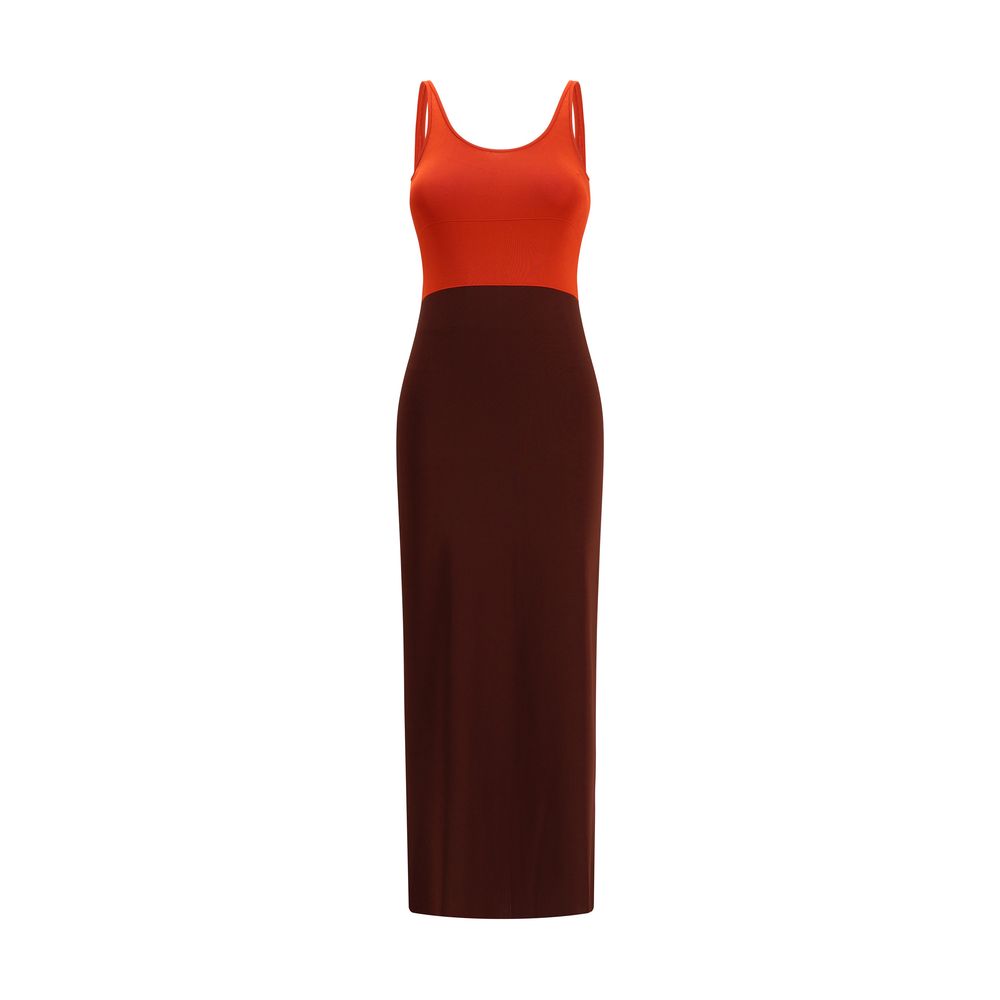 Robe Fendi color-block noire