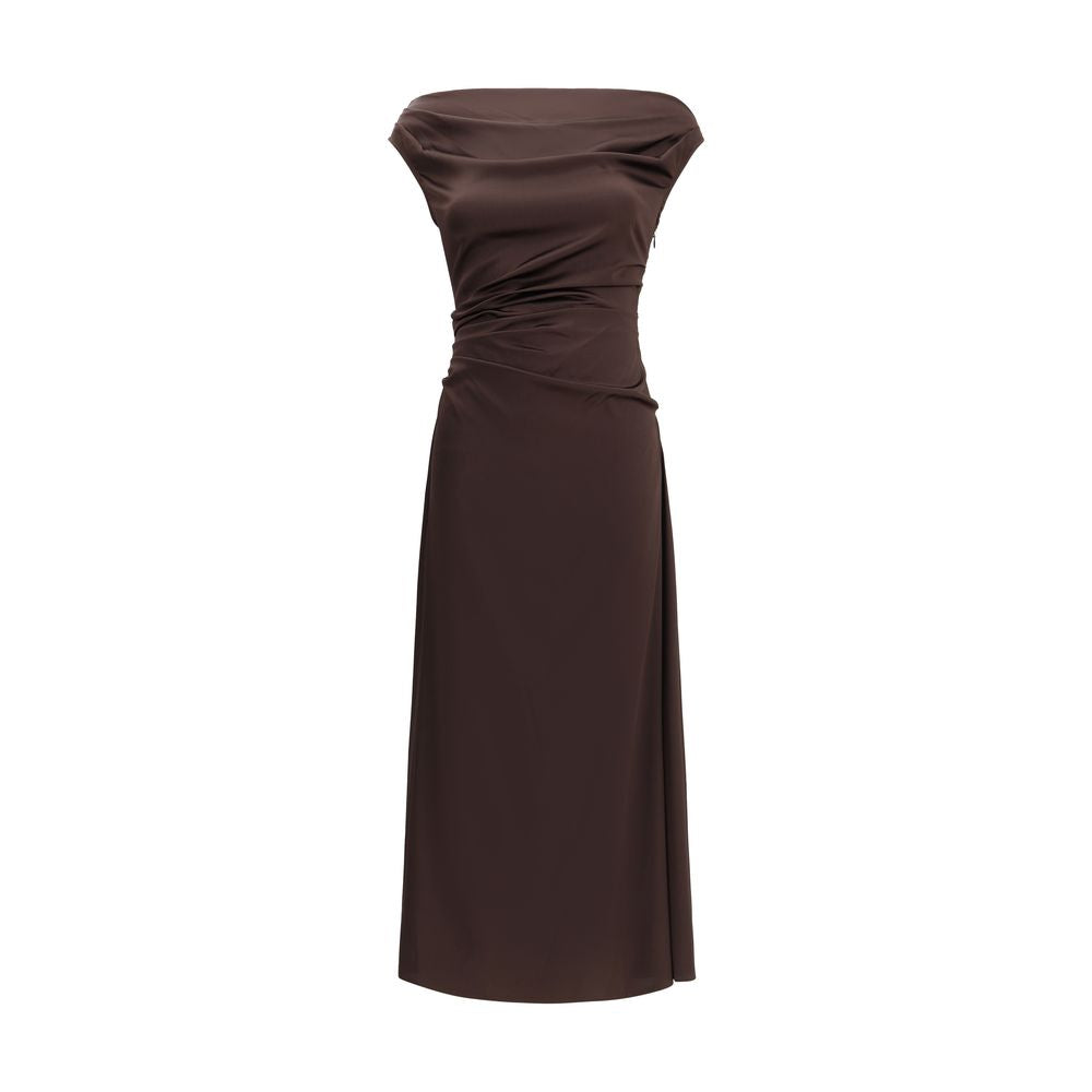 Robe Staud Phare soie noire