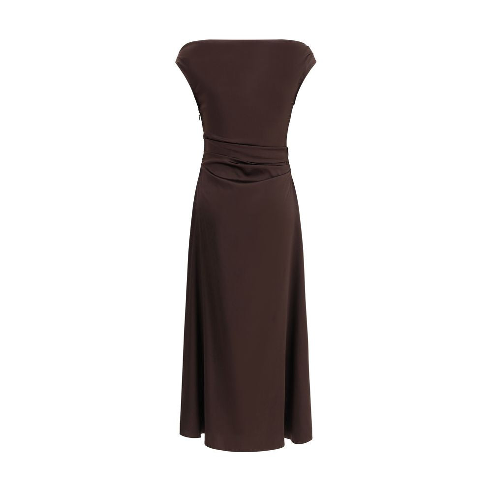 Robe Staud Phare soie noire