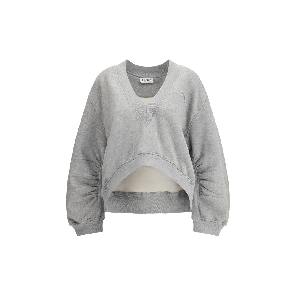 Sweatshirt The Attico oversized gris mélangé