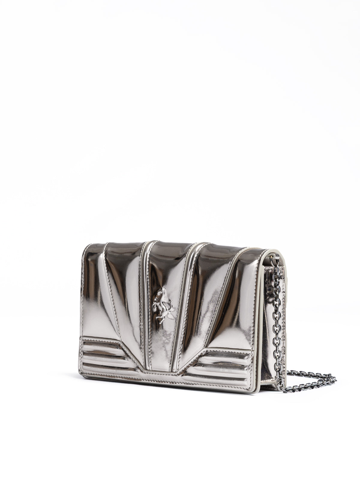 Sac Ferrari Metal Silver GT argenté