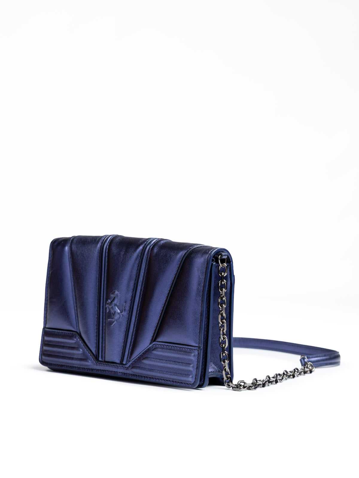 Sac Ferrari GT bleu métal