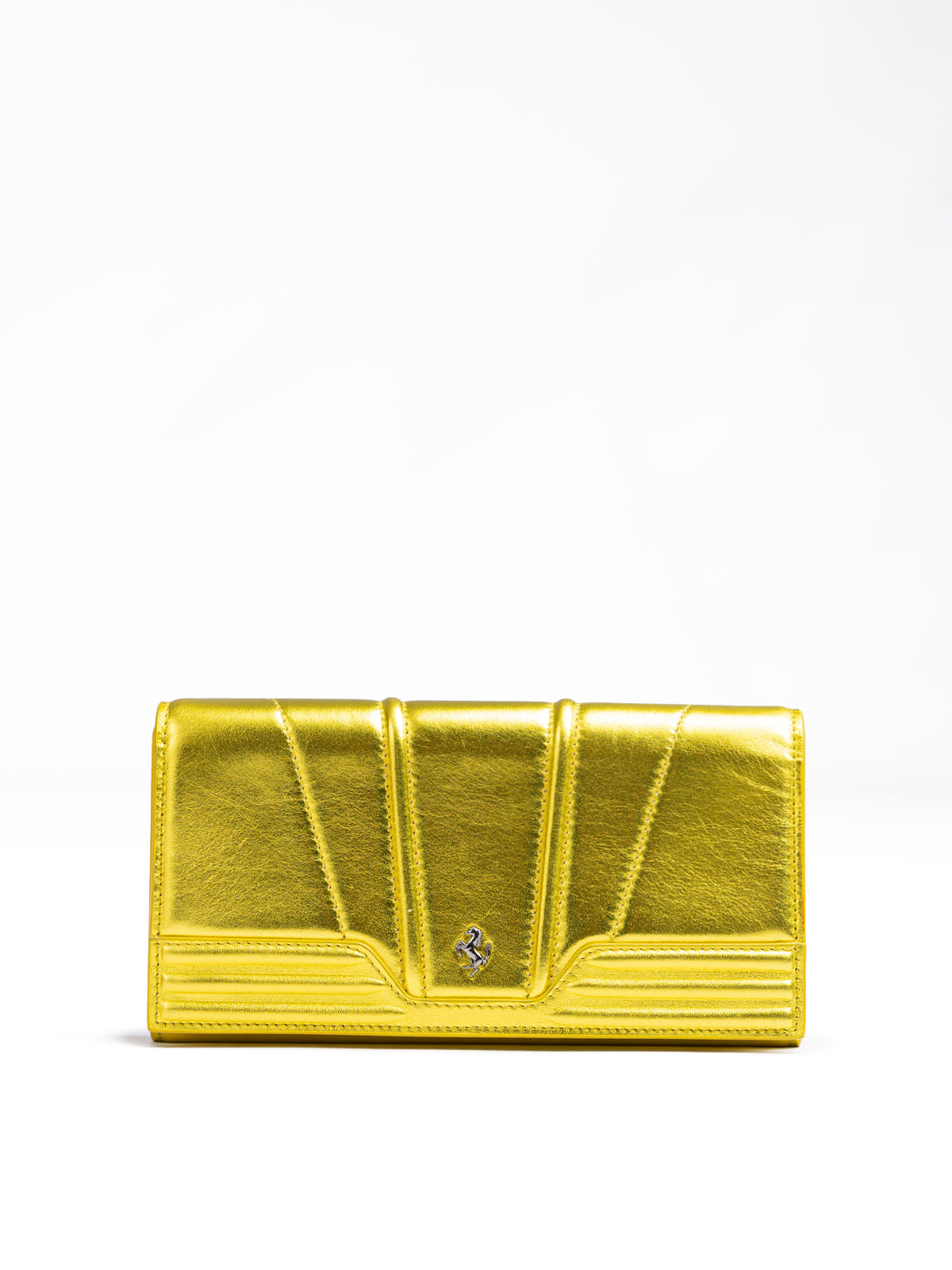 Pochette Ferrari Metal Yellow GT jaune métallique