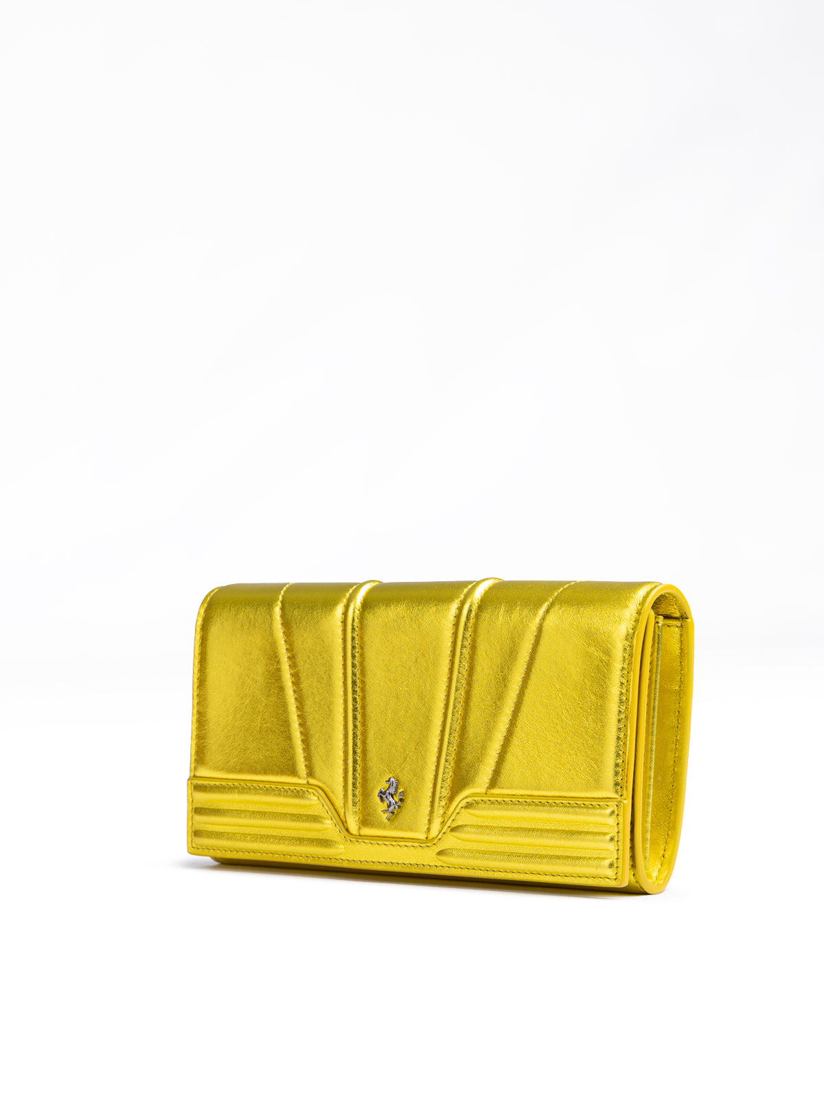 Pochette Ferrari Metal Yellow GT jaune métallique