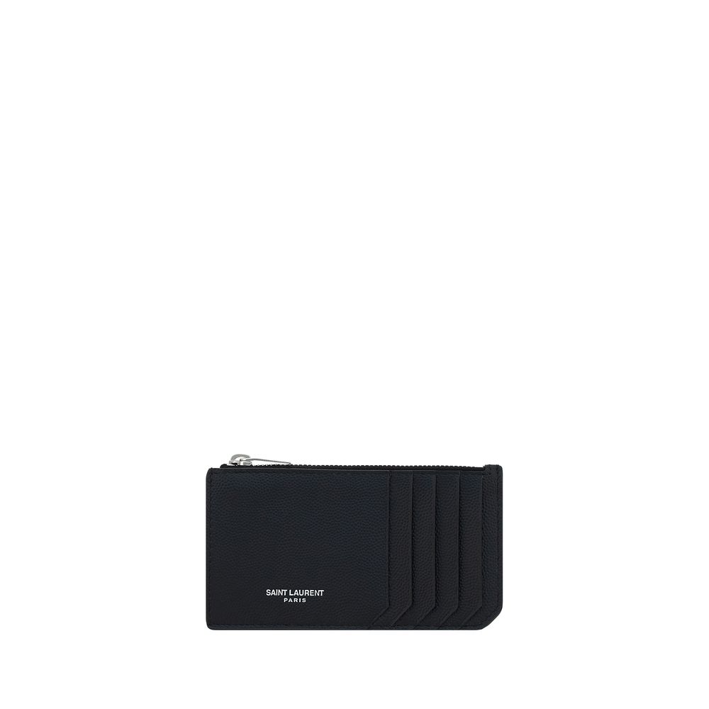 Porte-cartes Saint Laurent Noir
