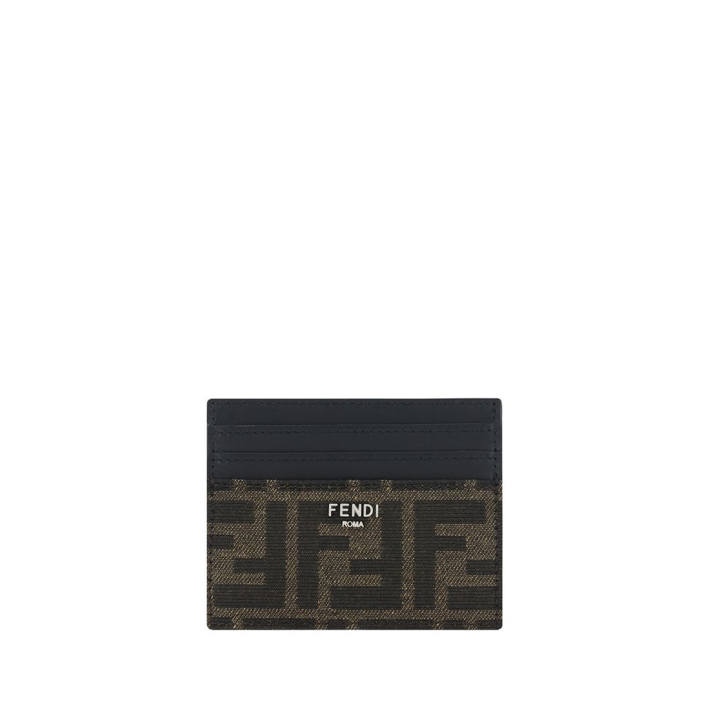 Porte-cartes Fendi camel