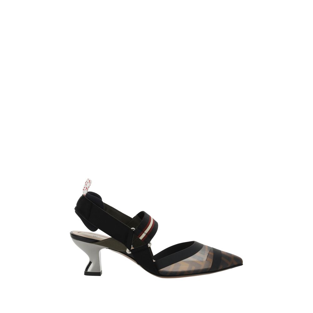 Escarpins Fendi Colibri Rete transparentes