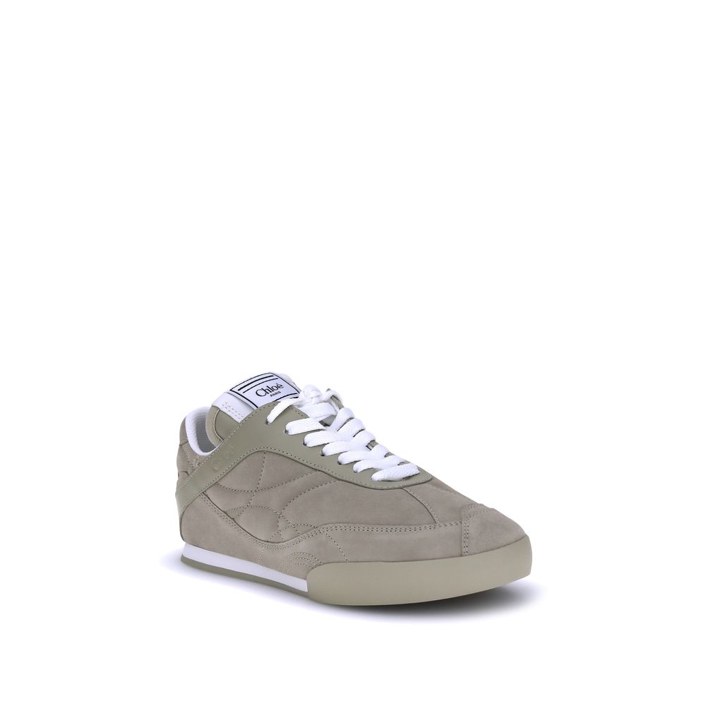 Baskets Chloé Kick suédées noires