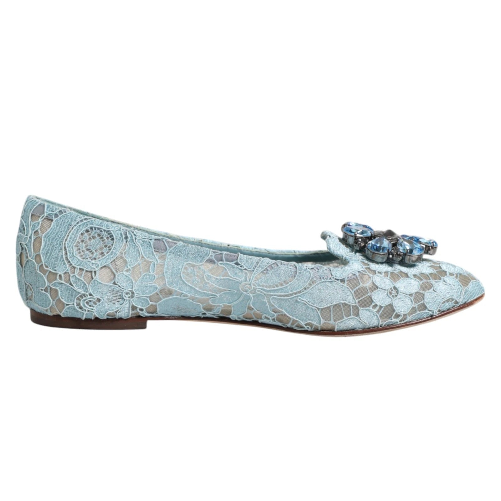 Ballerines plates Dolce & Gabbana Vally bleues