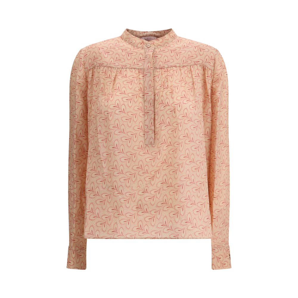 Blouse Kristina Ti imprimé feuillage
