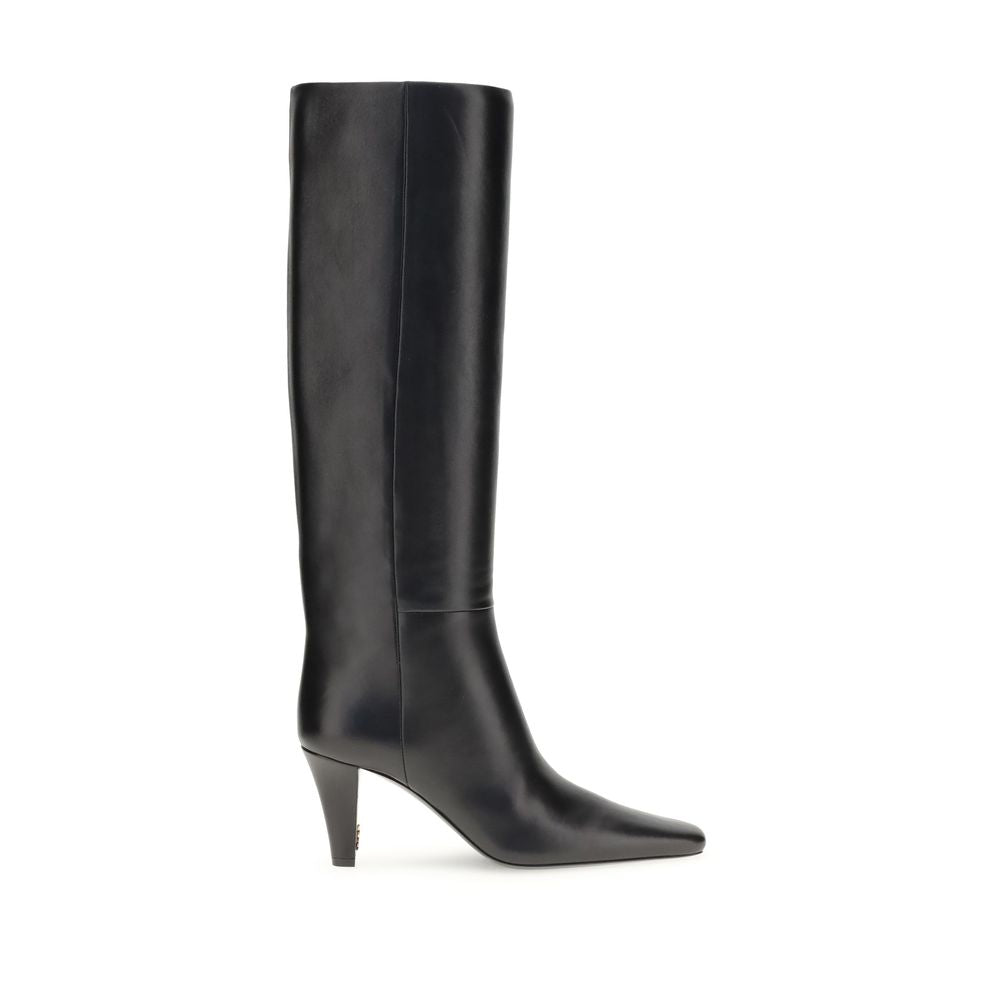 Bottines Saint Laurent cuir noires