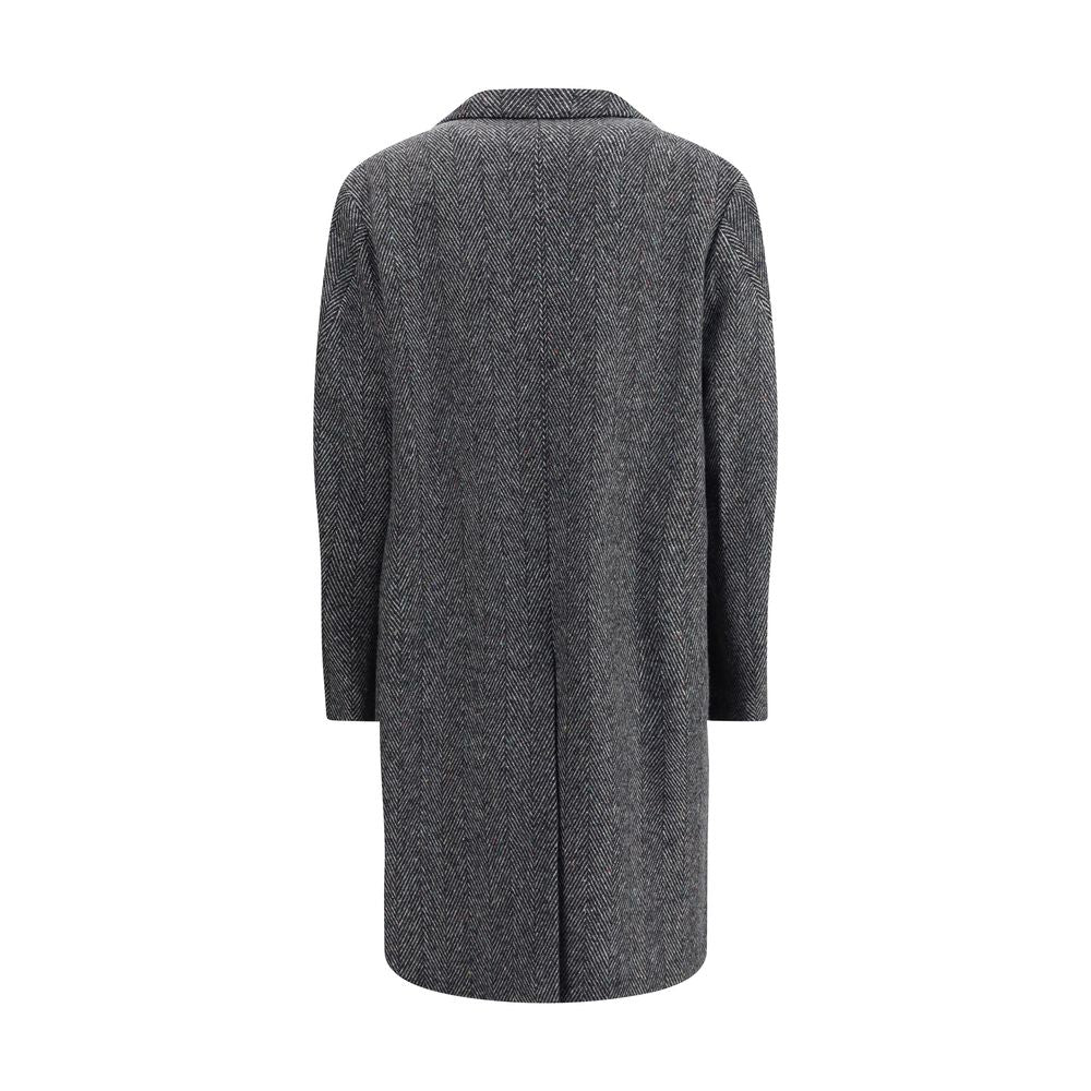 Manteau Givenchy Herringbone noir
