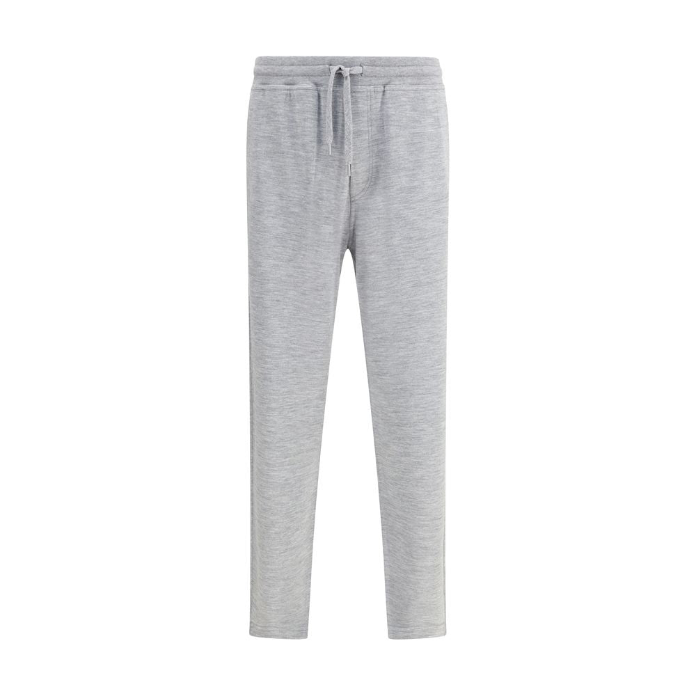 Pantalon Brunello Cucinelli en cachemire gris