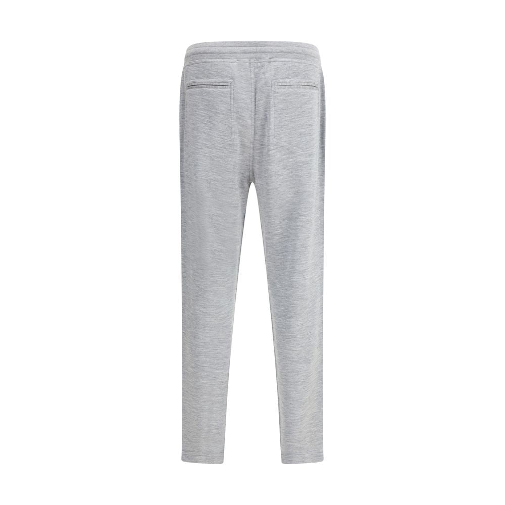 Pantalon Brunello Cucinelli en cachemire gris