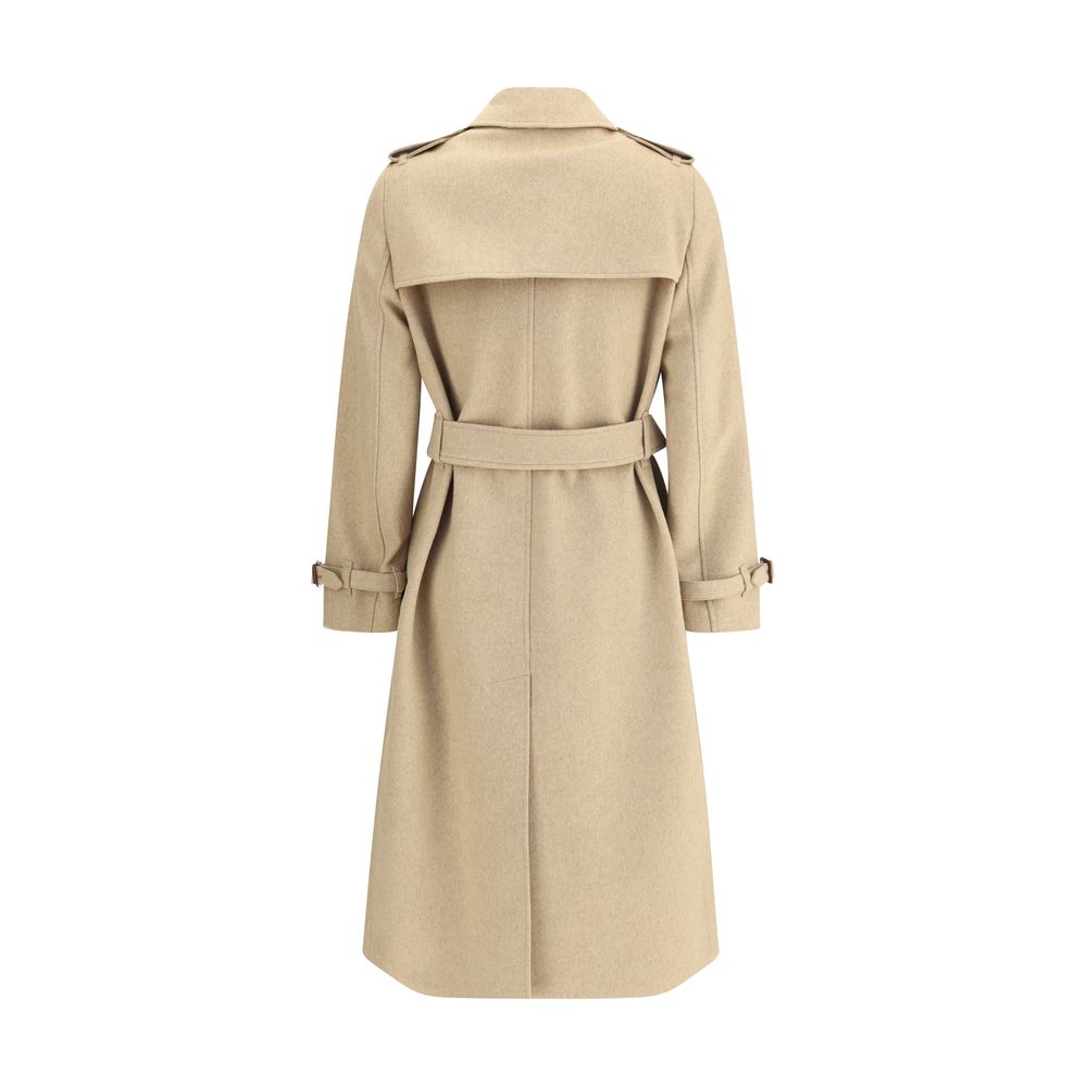 Manteau Burberry Kensington beige