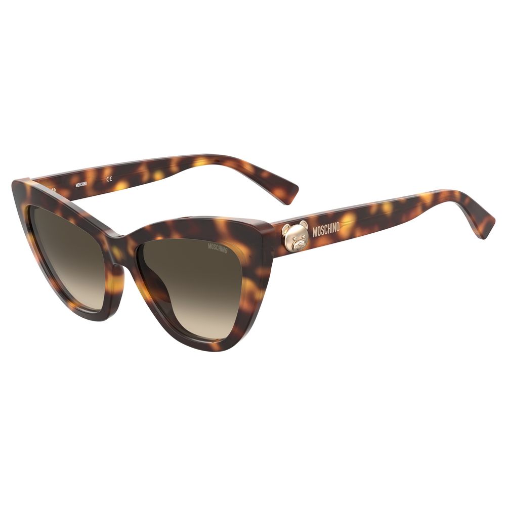 Lunettes Moschino marron havane