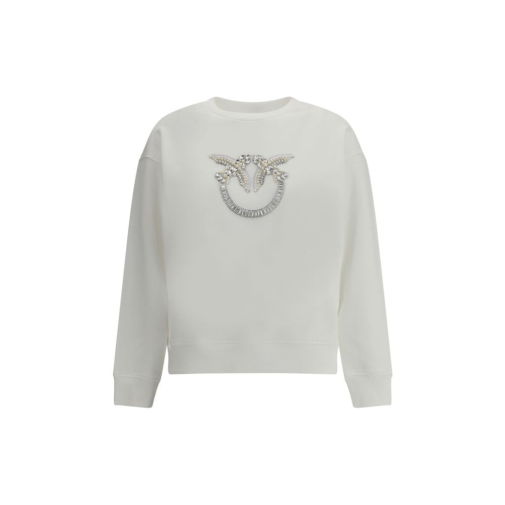 Sweatshirt Pinko logo rose
