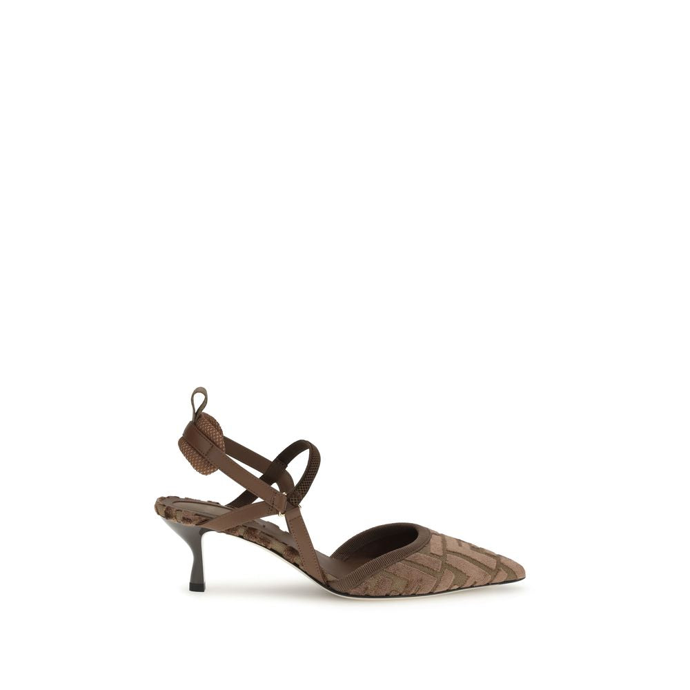 Escarpins Fendi Colibri imprimées FF