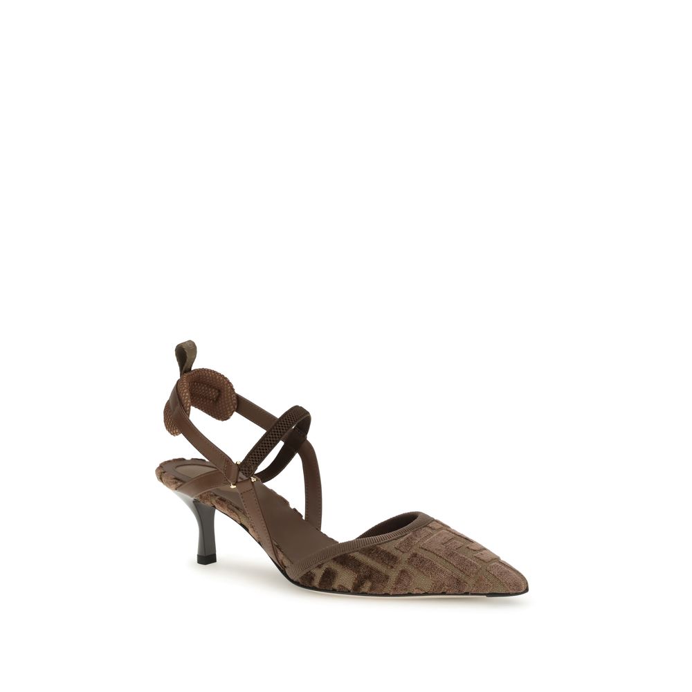Escarpins Fendi Colibri imprimées FF