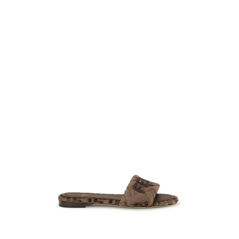 Sandales Fendi Sunshine blanches