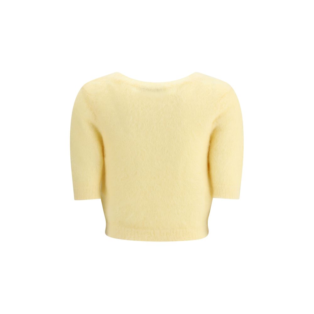 Pull Alessandra Rich mohair beige