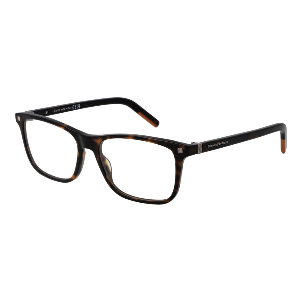 Montures de lunettes Ermenegildo Zegna brunes