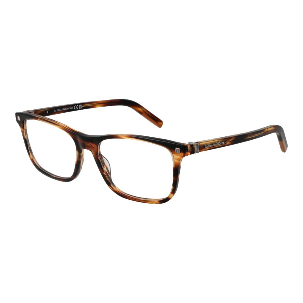 Montures de lunettes Ermenegildo Zegna brunes