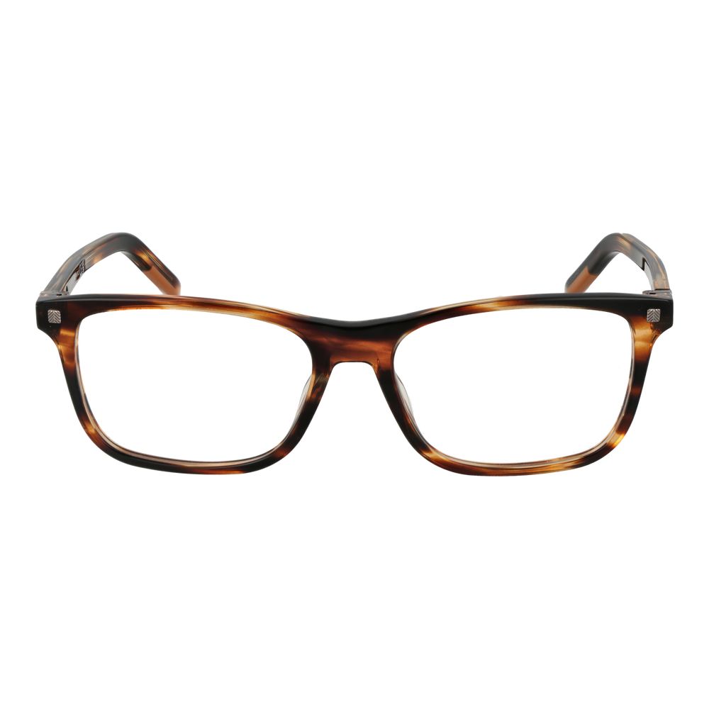 Montures de lunettes Ermenegildo Zegna brunes