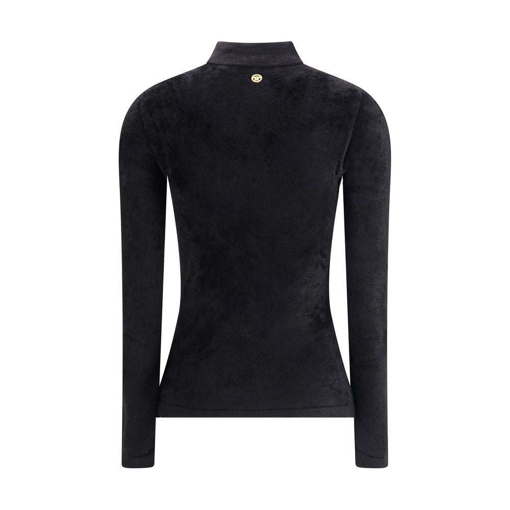 Top Versace Chenille noir