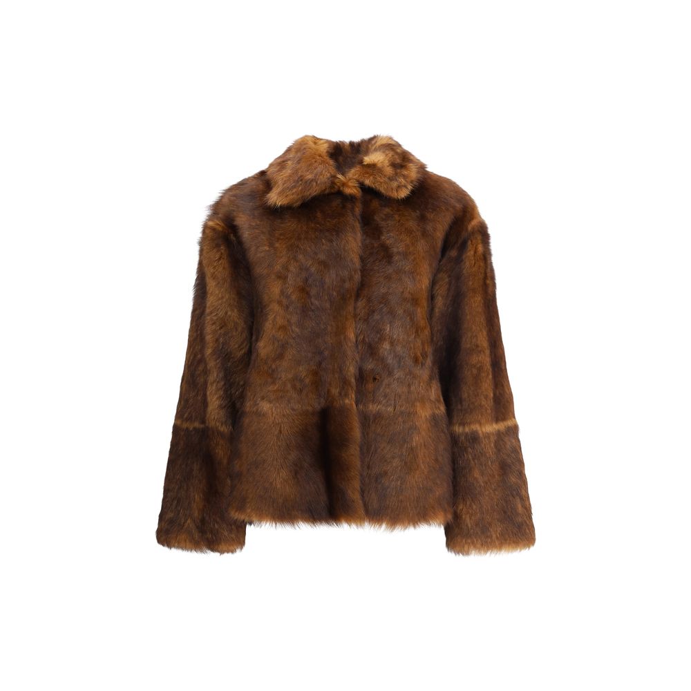 Manteau P.A.R.O.S.H. réversible beige