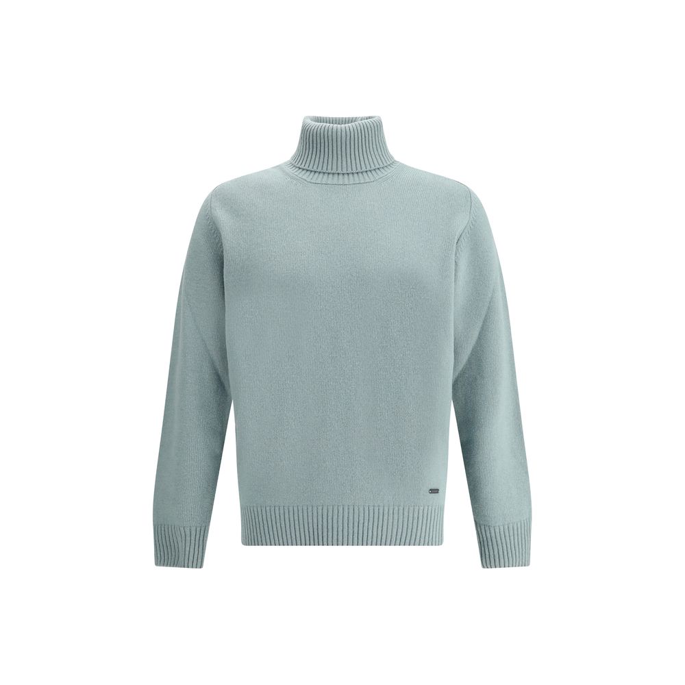 Pull Brooksfield turtleneck laine écru