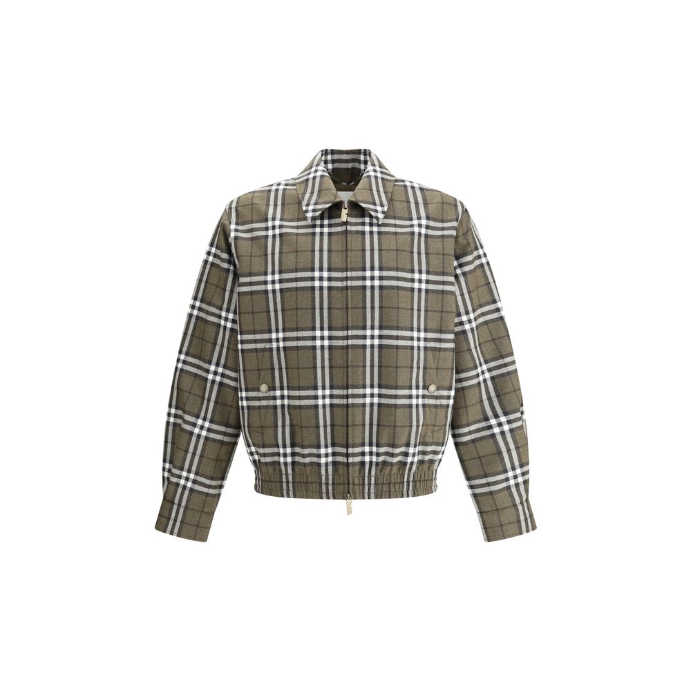 Veste Burberry Harrington en laine check