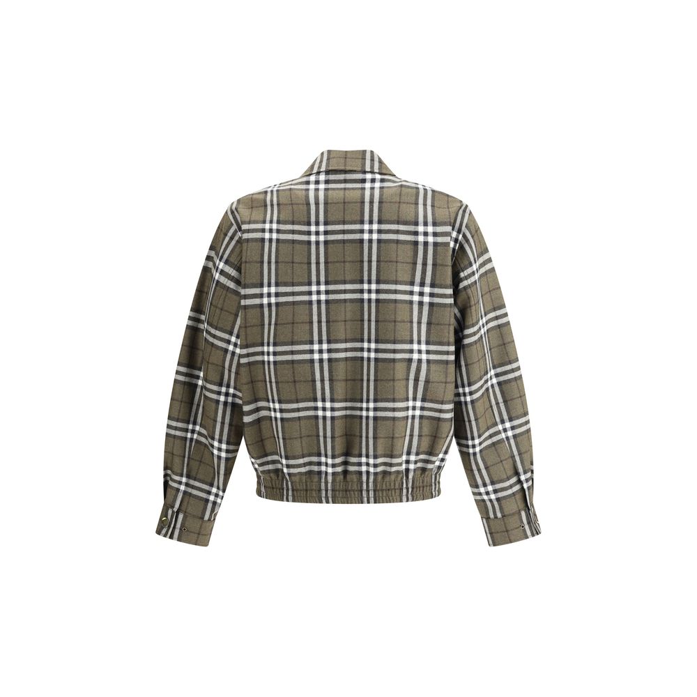 Veste Burberry Harrington en laine check