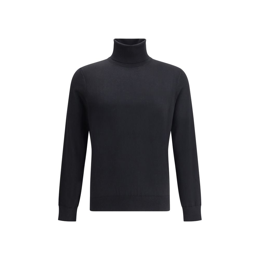 Pull Zegna turtleneck gris
