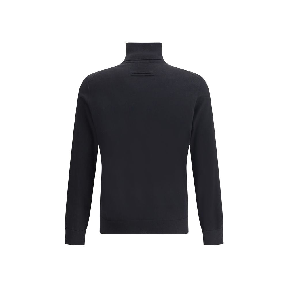 Pull Zegna turtleneck gris