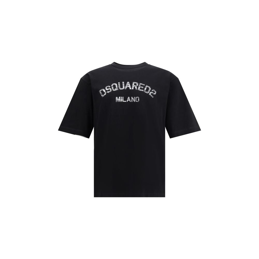 T-shirt Dsquared2 logo noir