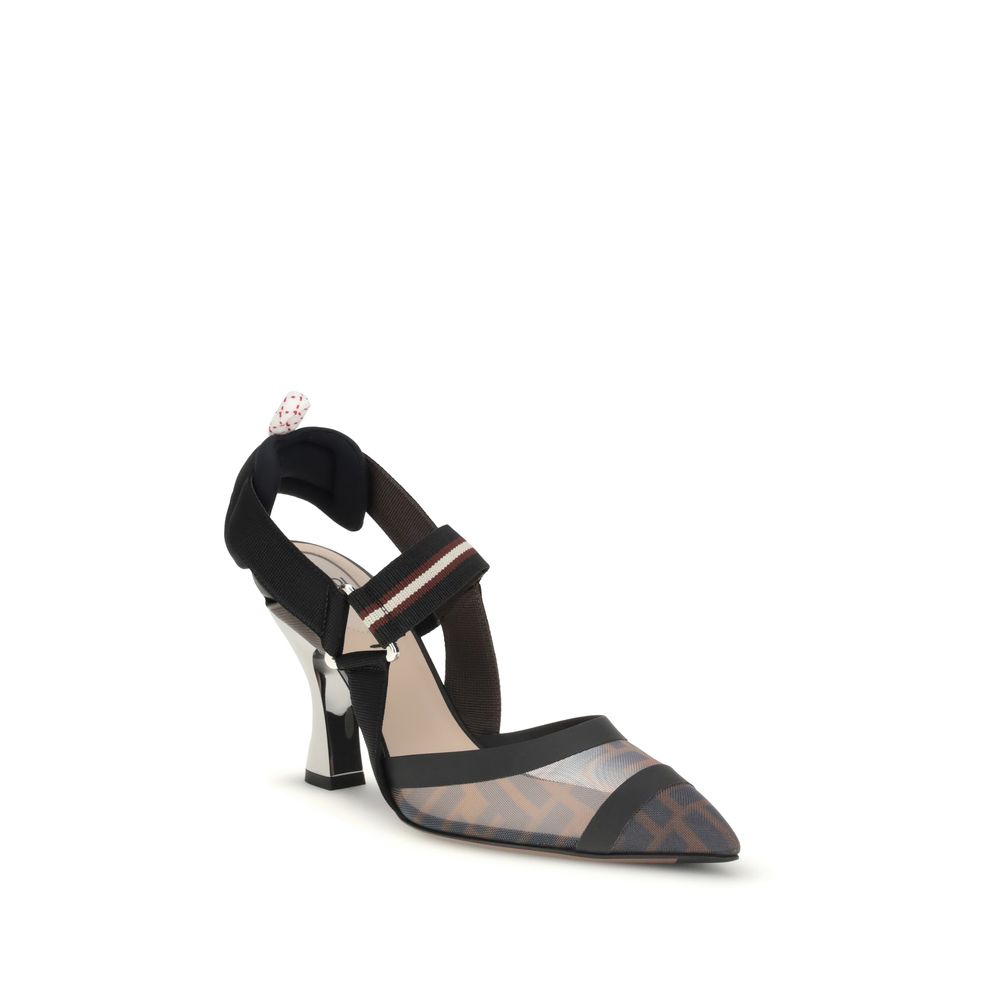 Escarpins Fendi Colibrì transparentes