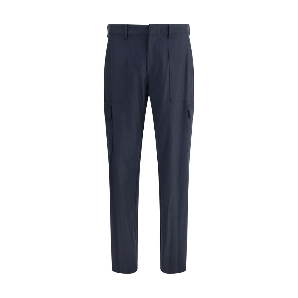 Pantalons cargo Etro en flanelle gris
