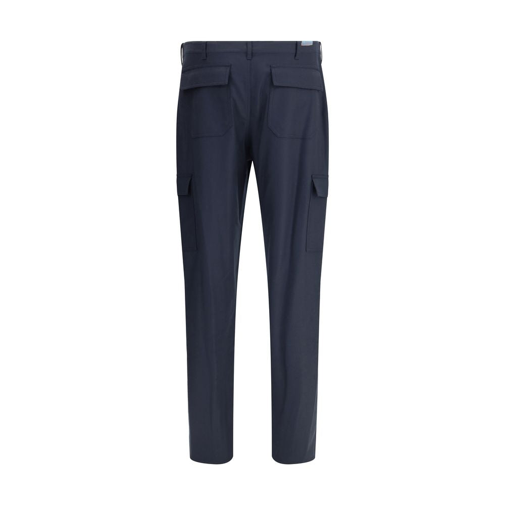 Pantalons cargo Etro en flanelle gris