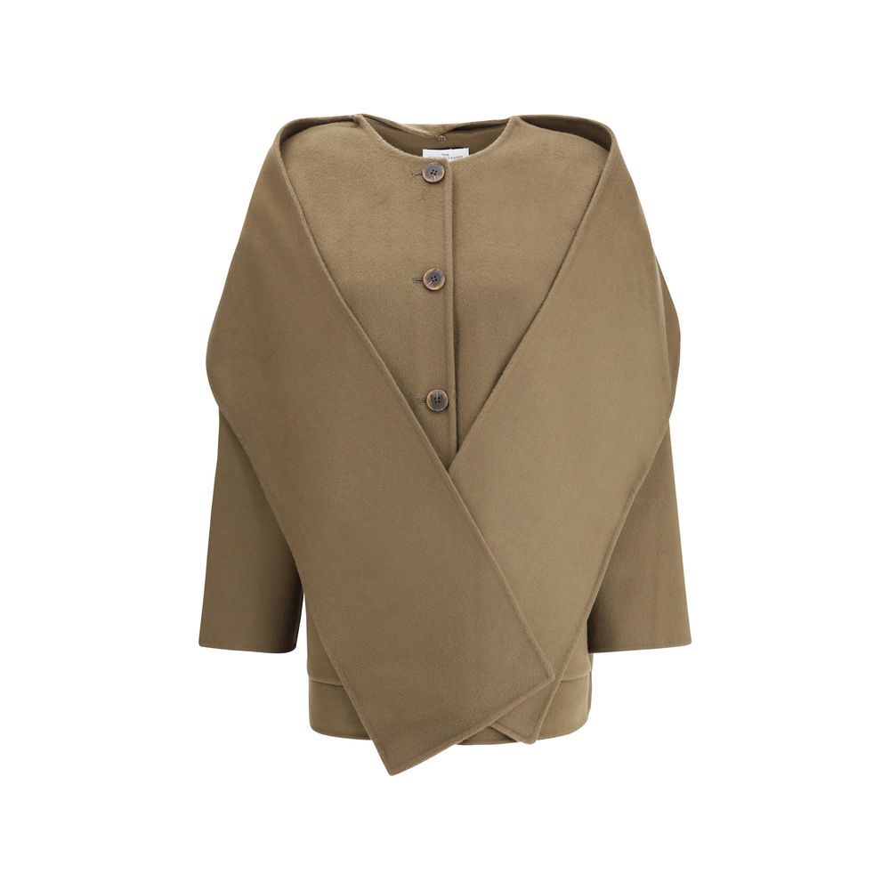 Manteau Dynamis Studio avec écharpe gris