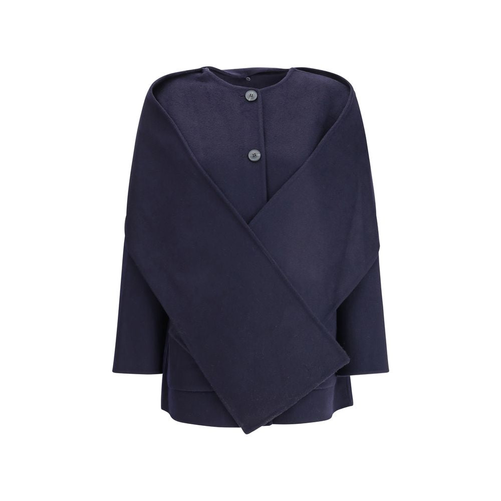 Manteau Dynamis Studio avec écharpe grise