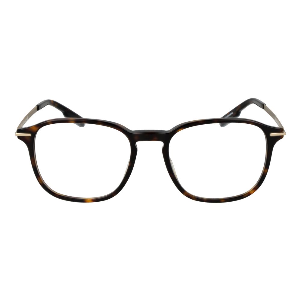 Montures de lunettes Ermenegildo Zegna brunes