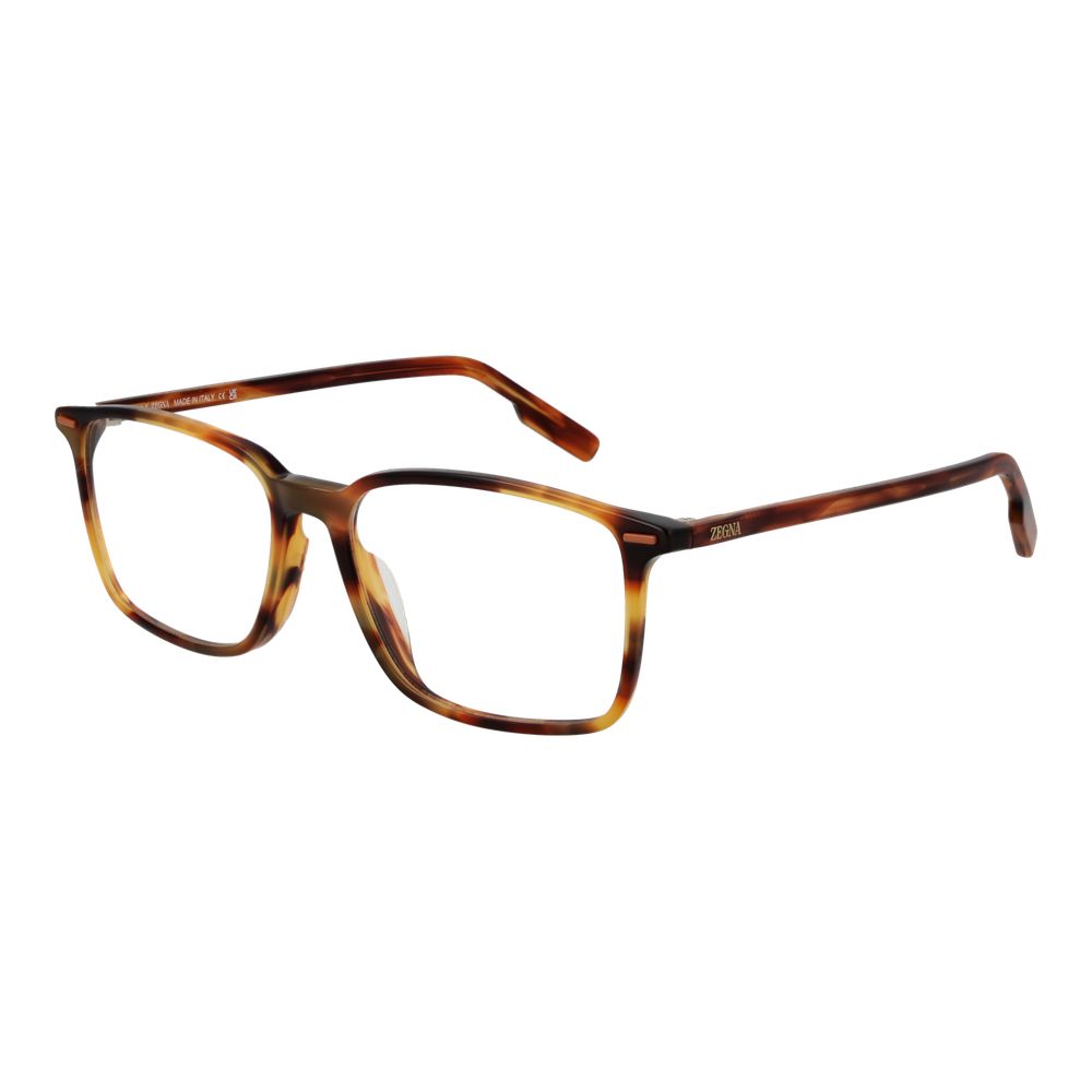 Montures de lunettes Ermenegildo Zegna brunes