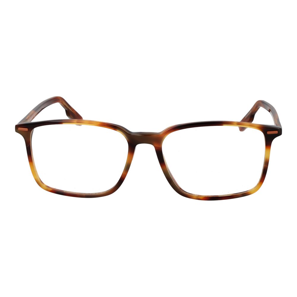 Montures de lunettes Ermenegildo Zegna brunes