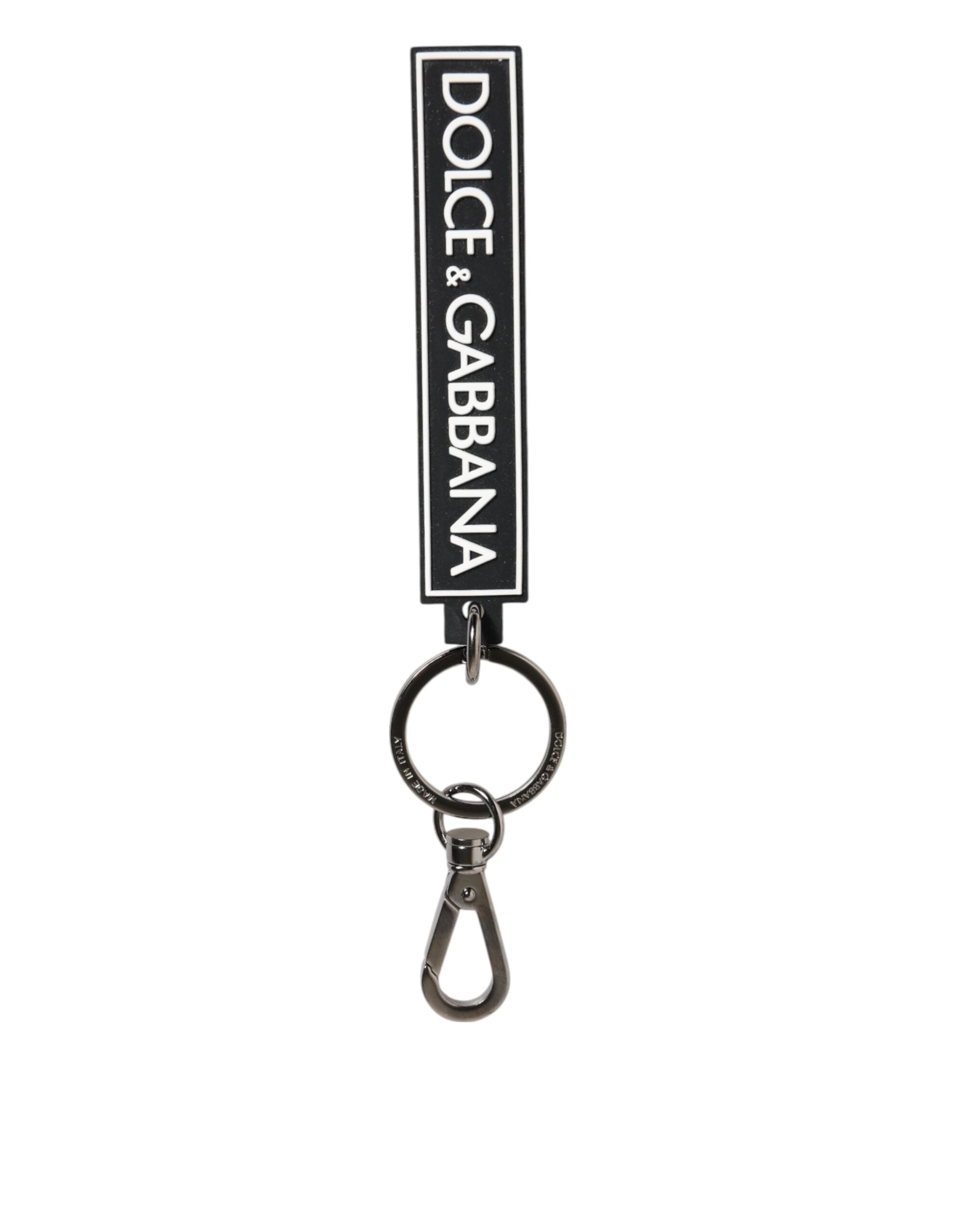 Porte-clé Dolce & Gabbana DG noir blanc